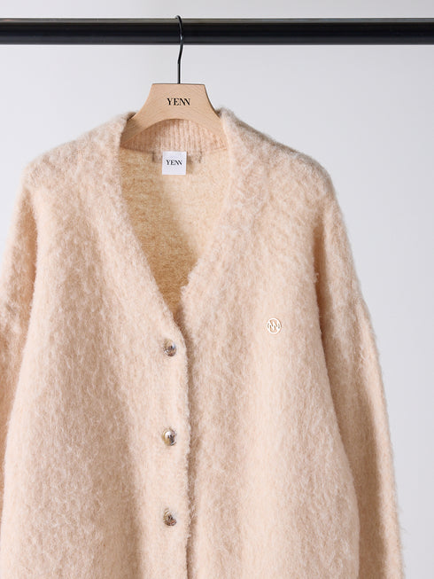 【 予約:11月中旬 】ALPACA MIX CARDIGAN /Y254-91122
